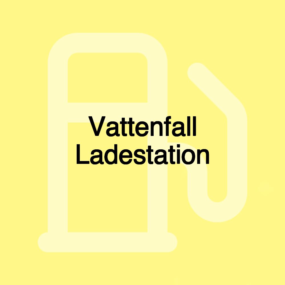 Vattenfall Ladestation