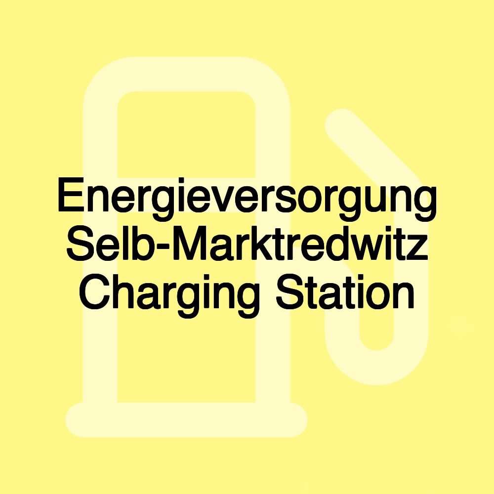 Energieversorgung Selb-Marktredwitz Charging Station