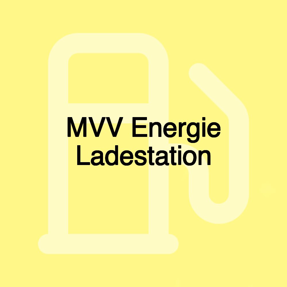 MVV Energie Ladestation