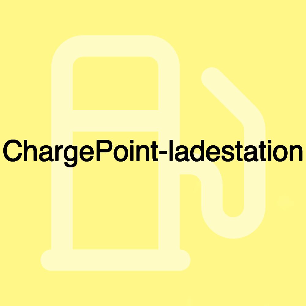 ChargePoint-ladestation