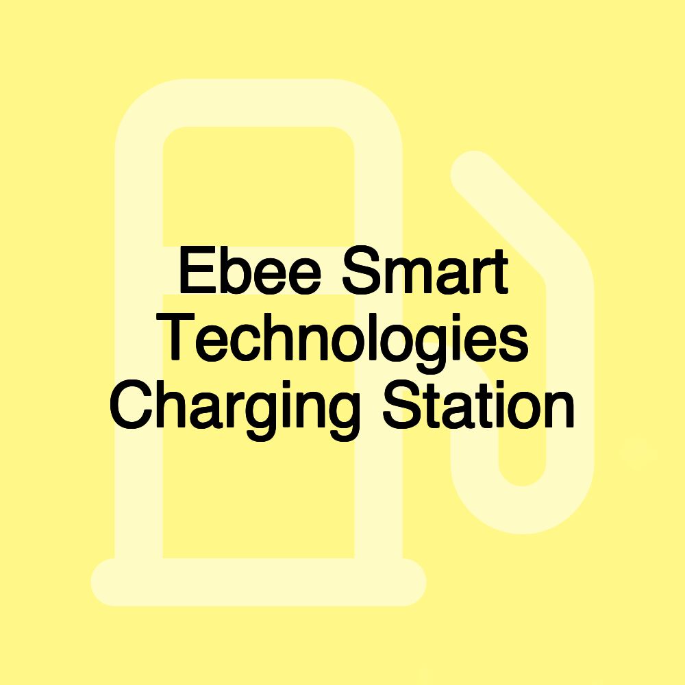 Ebee Smart Technologies Charging Station