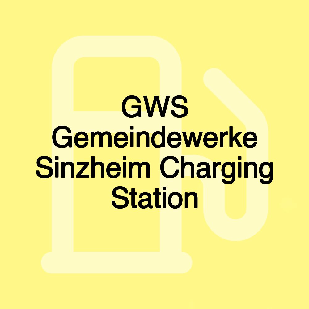 GWS Gemeindewerke Sinzheim Charging Station