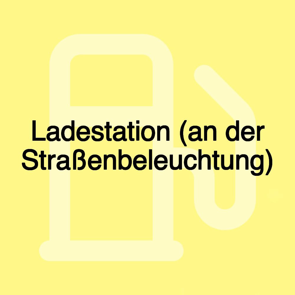 Ladestation (an der Straßenbeleuchtung)