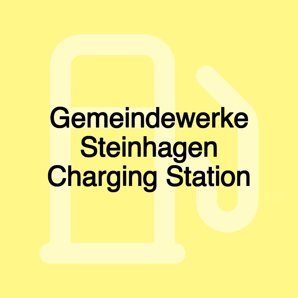 Gemeindewerke Steinhagen Charging Station