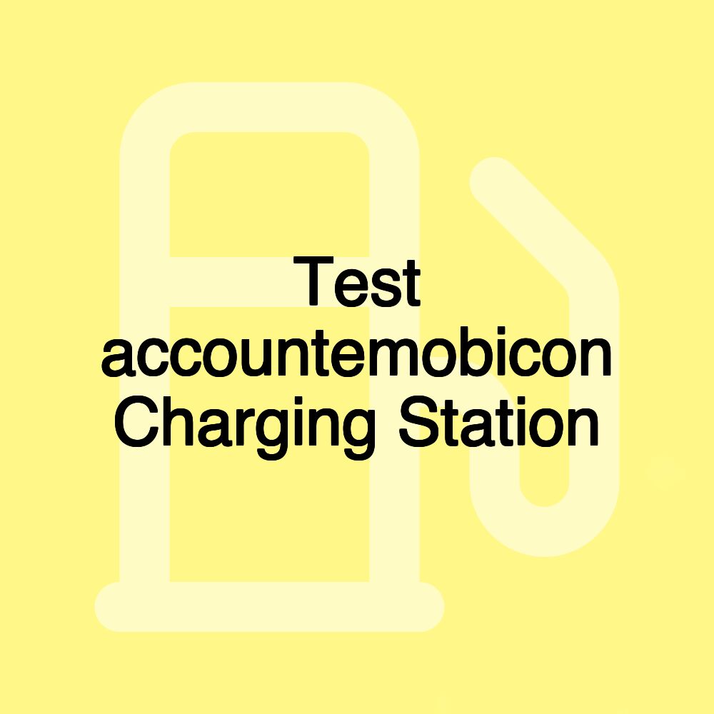 Test accountemobicon Charging Station