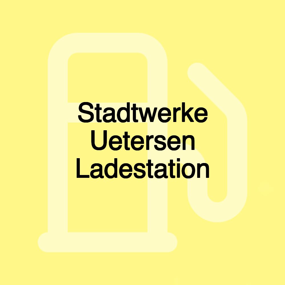 Stadtwerke Uetersen Ladestation