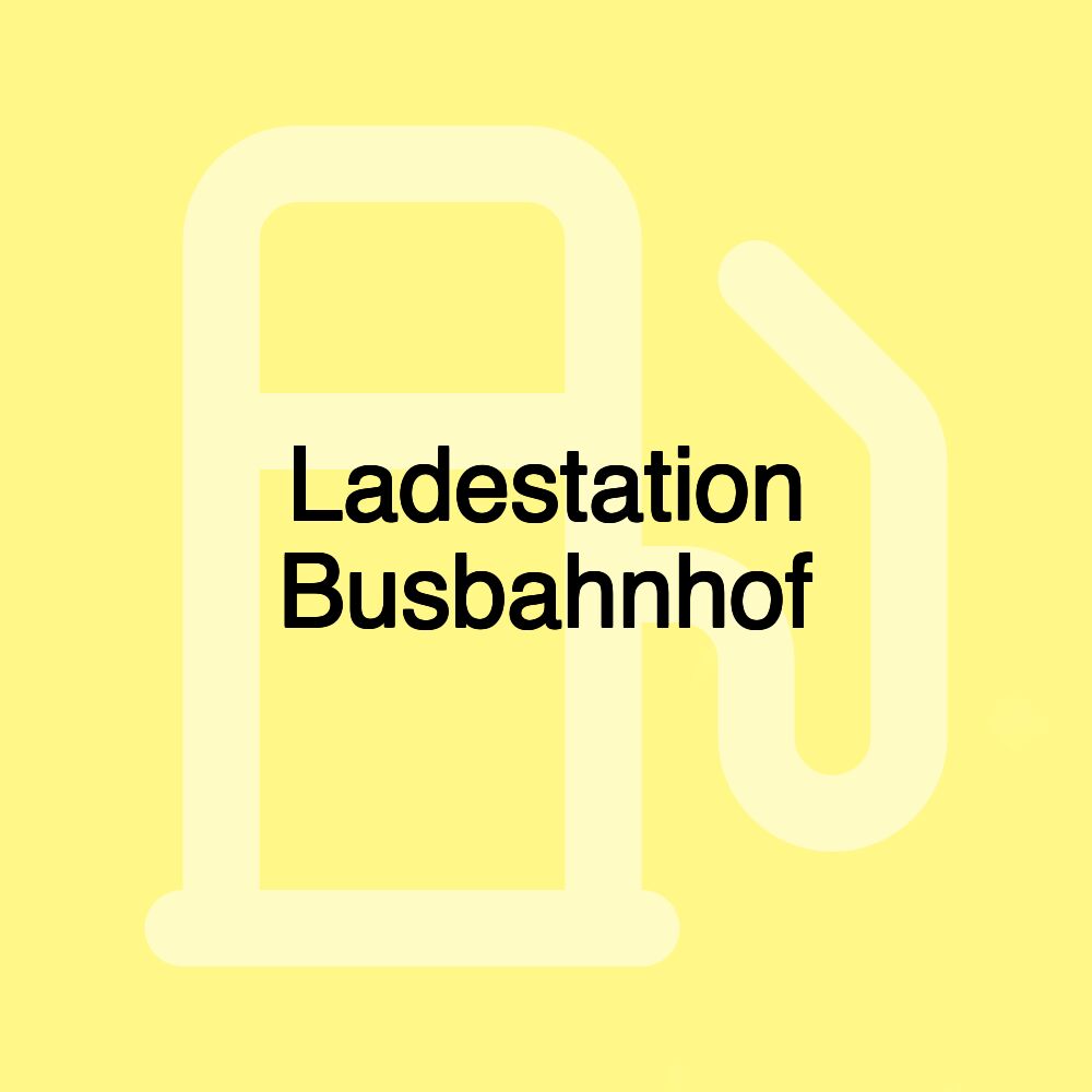 Ladestation Busbahnhof