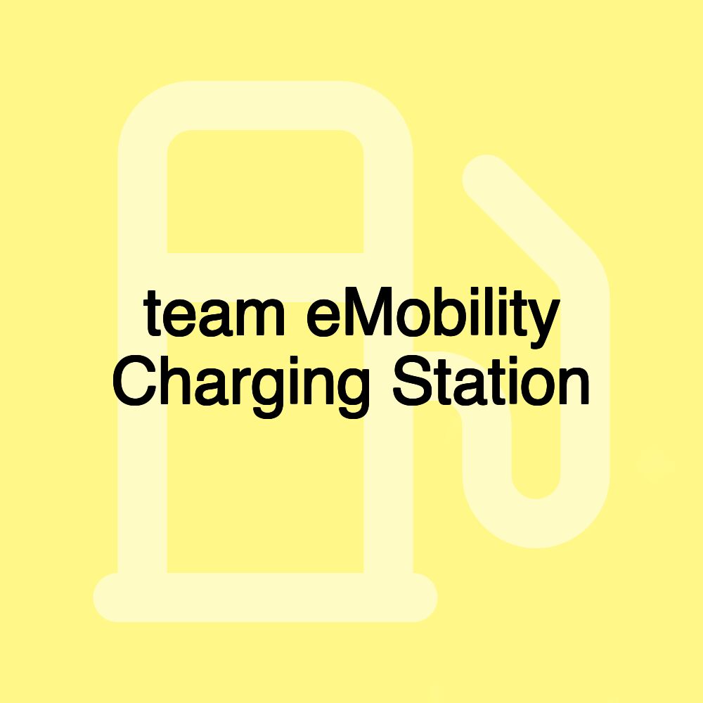 team eMobility Charging Station