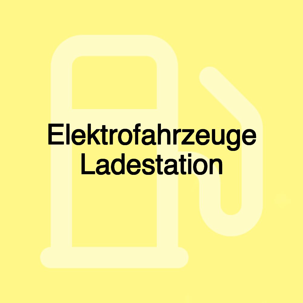 Elektrofahrzeuge Ladestation