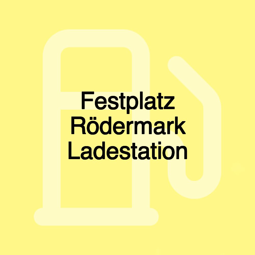 Festplatz Rödermark Ladestation