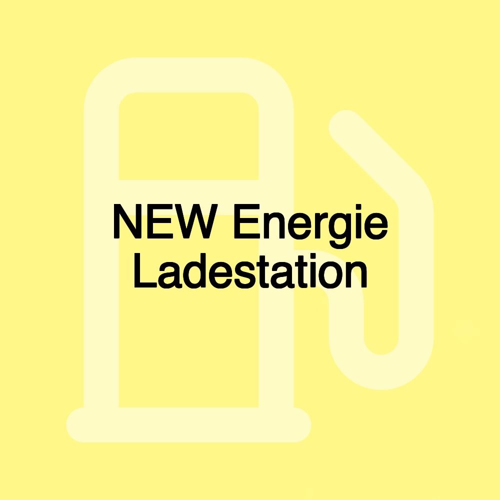 NEW Energie Ladestation