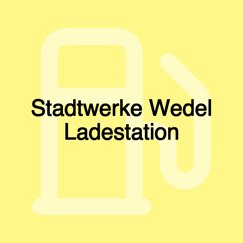 Stadtwerke Wedel Ladestation