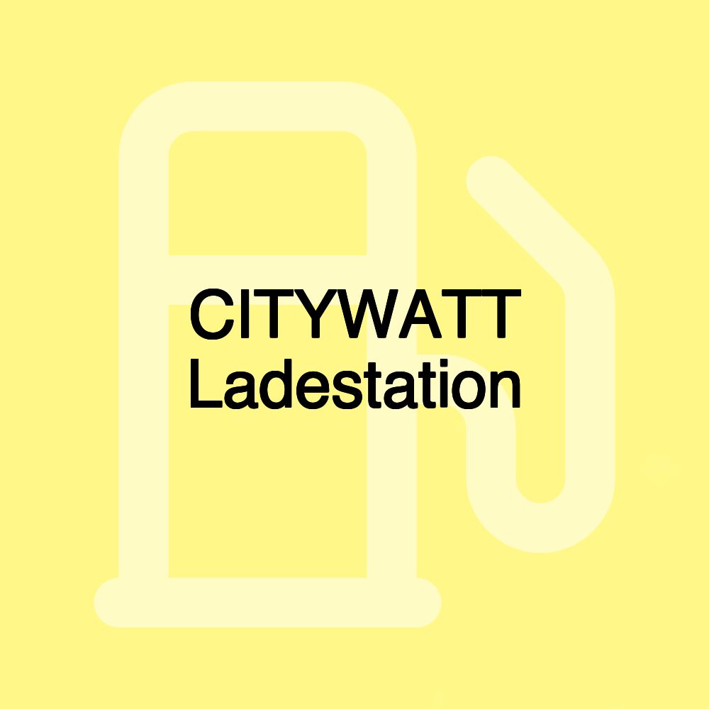 CITYWATT-Ladestation