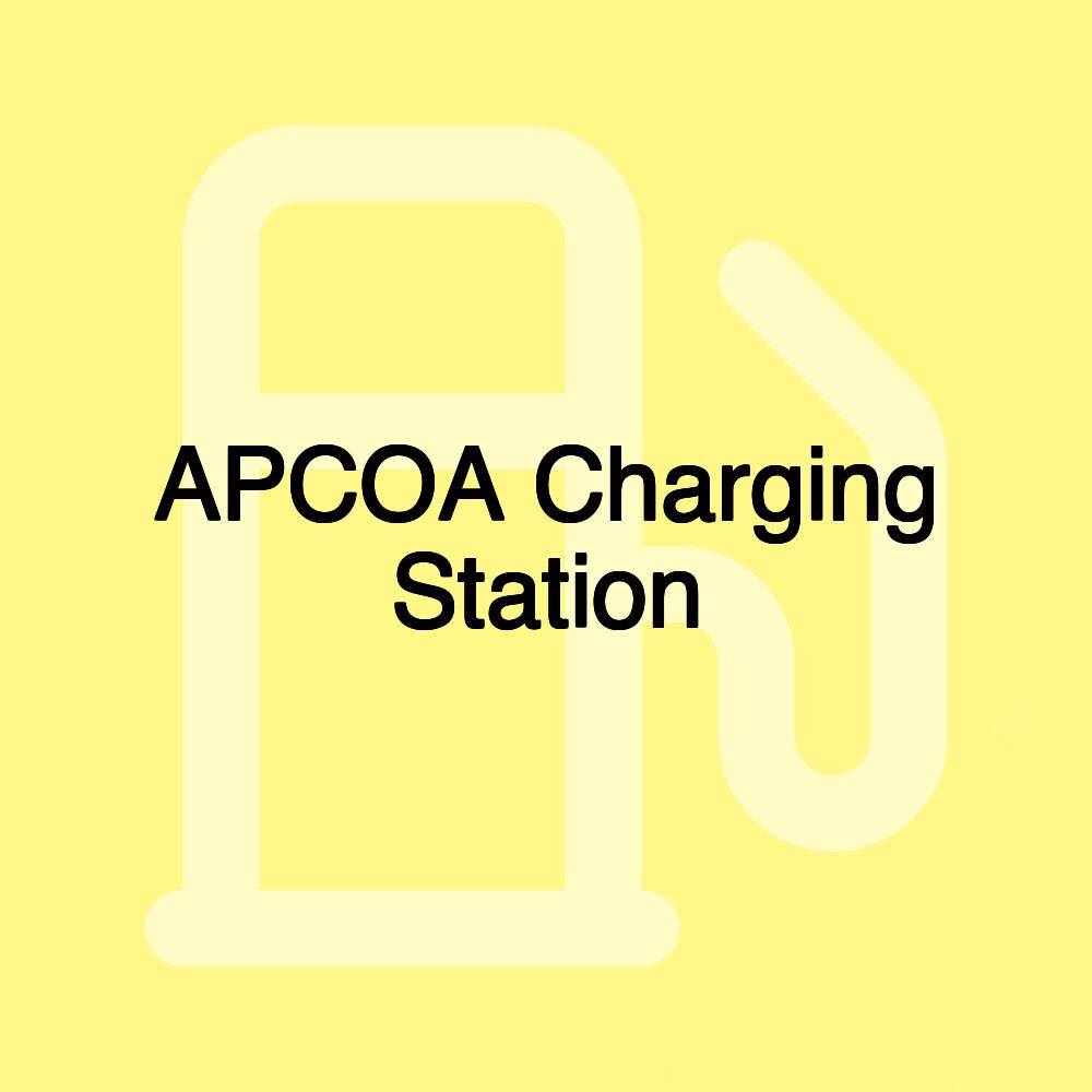 APCOA Charging Station