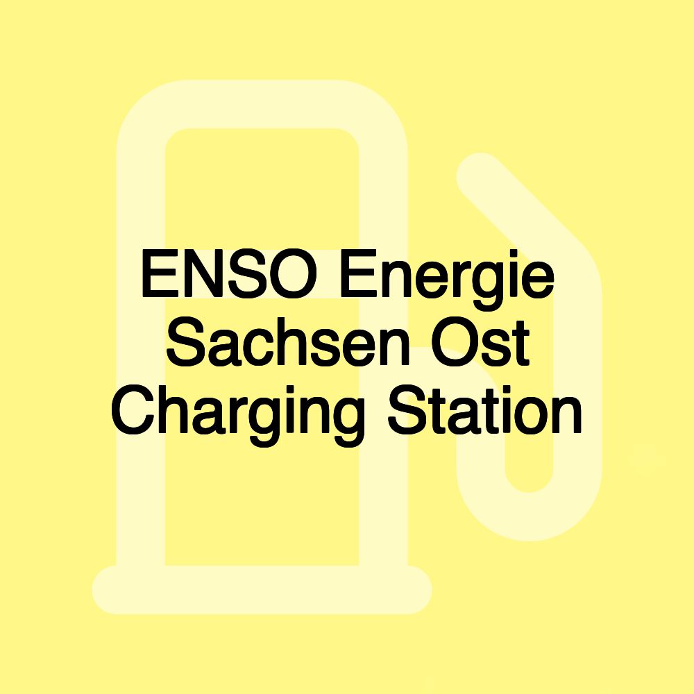 ENSO Energie Sachsen Ost Charging Station