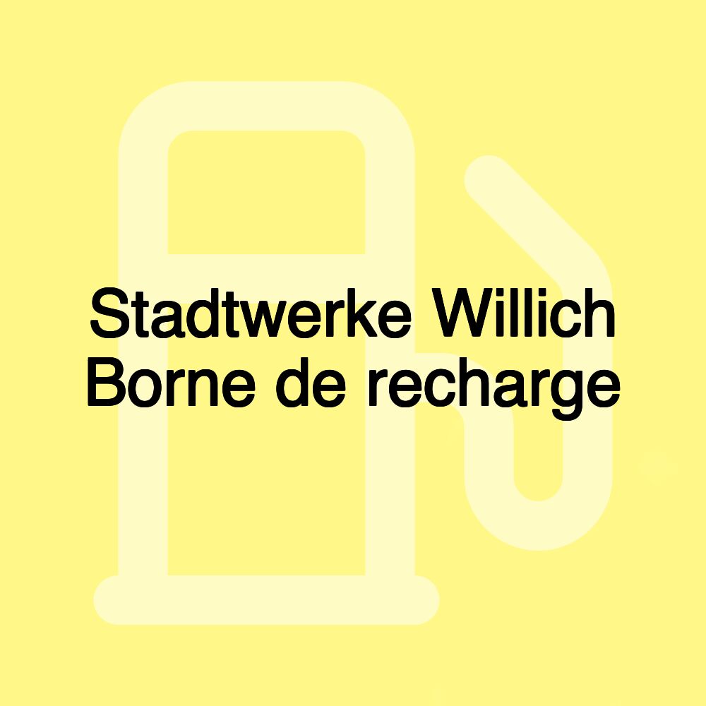 Stadtwerke Willich Borne de recharge