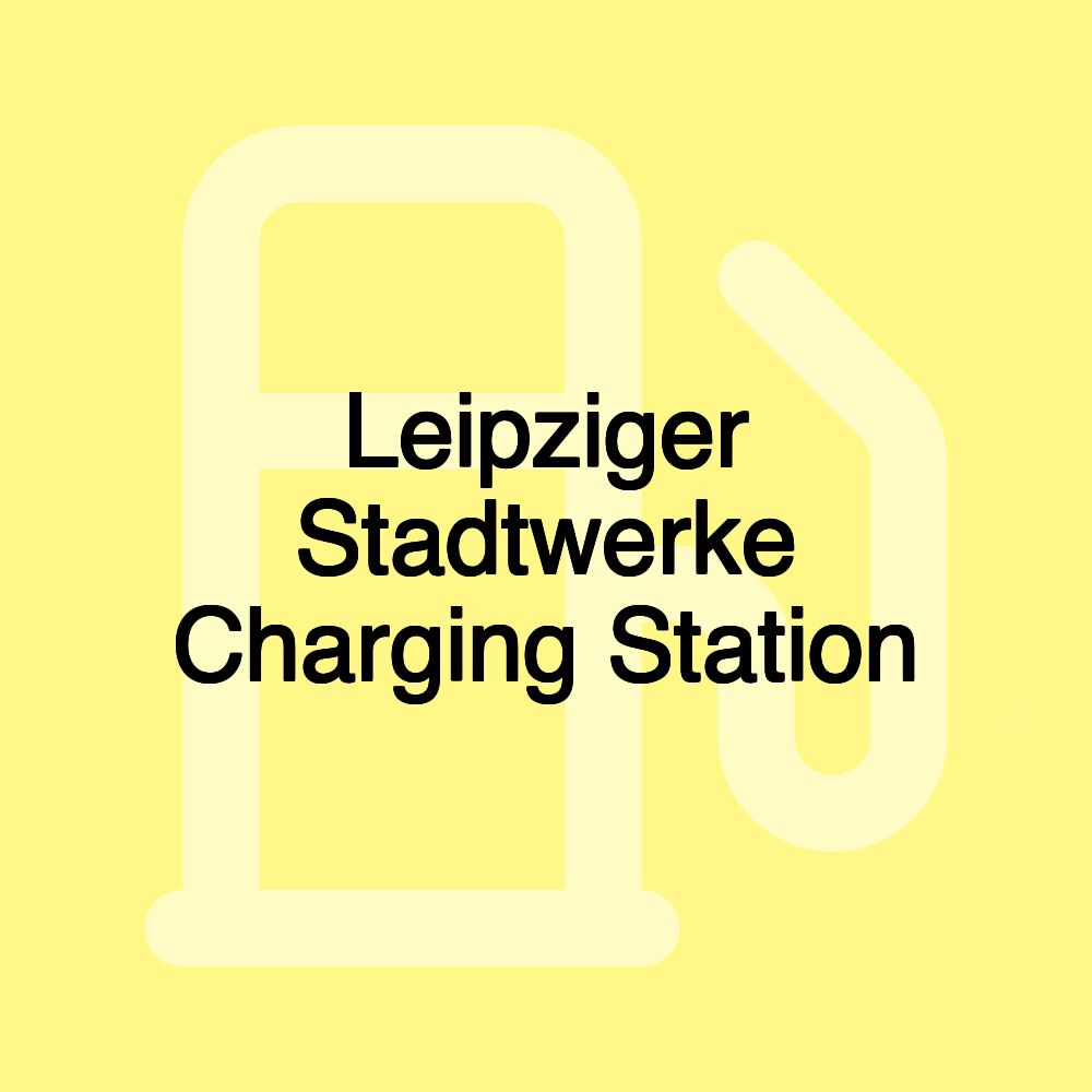 Leipziger Stadtwerke Charging Station