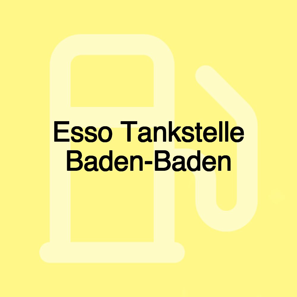 Esso Tankstelle Baden-Baden