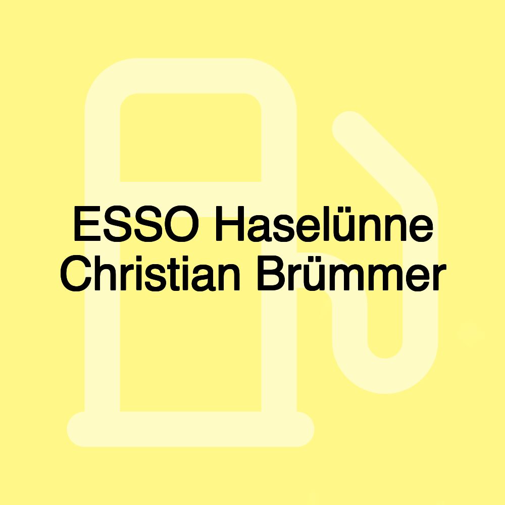 ESSO Haselünne Christian Brümmer