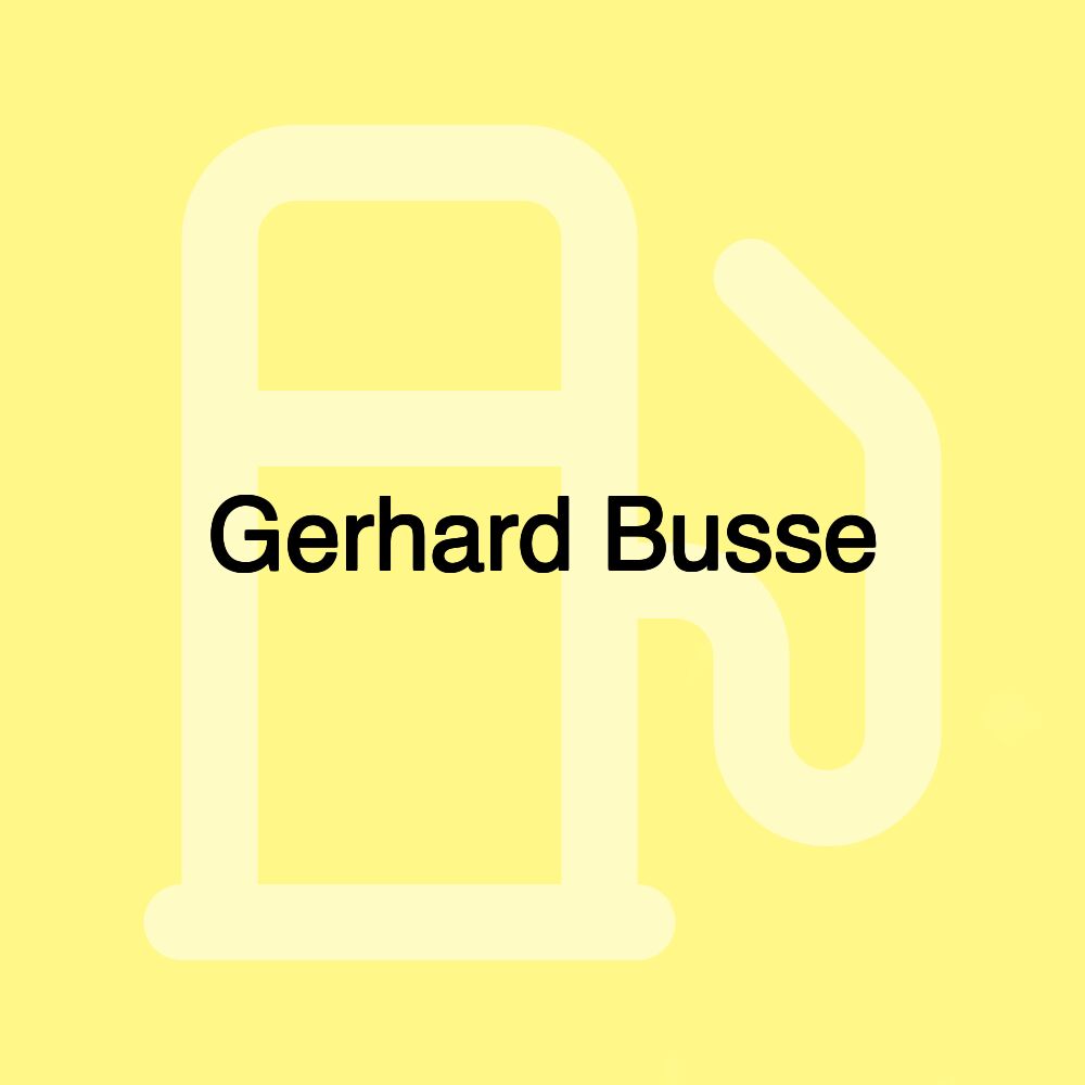 Gerhard Busse