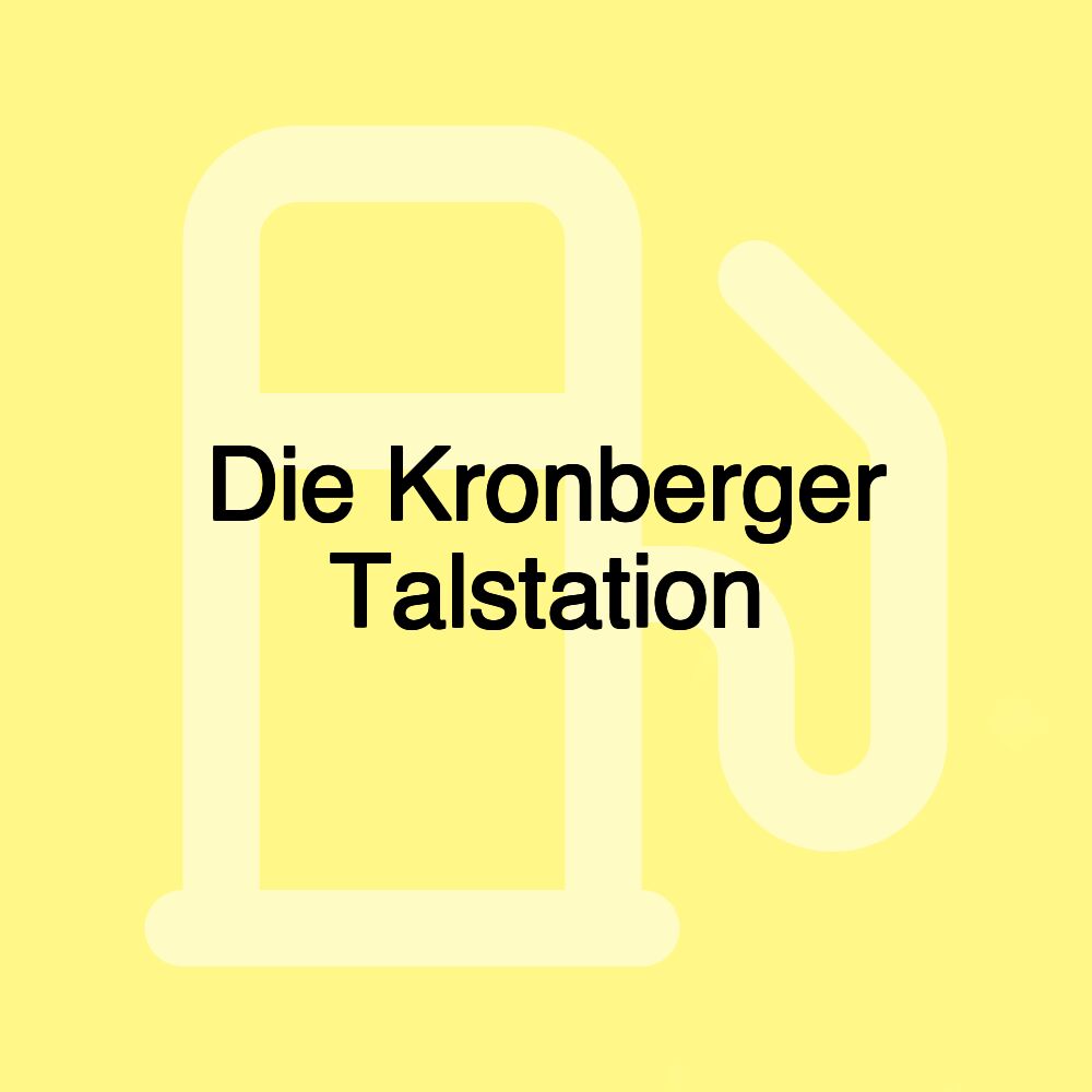 Die Kronberger Talstation