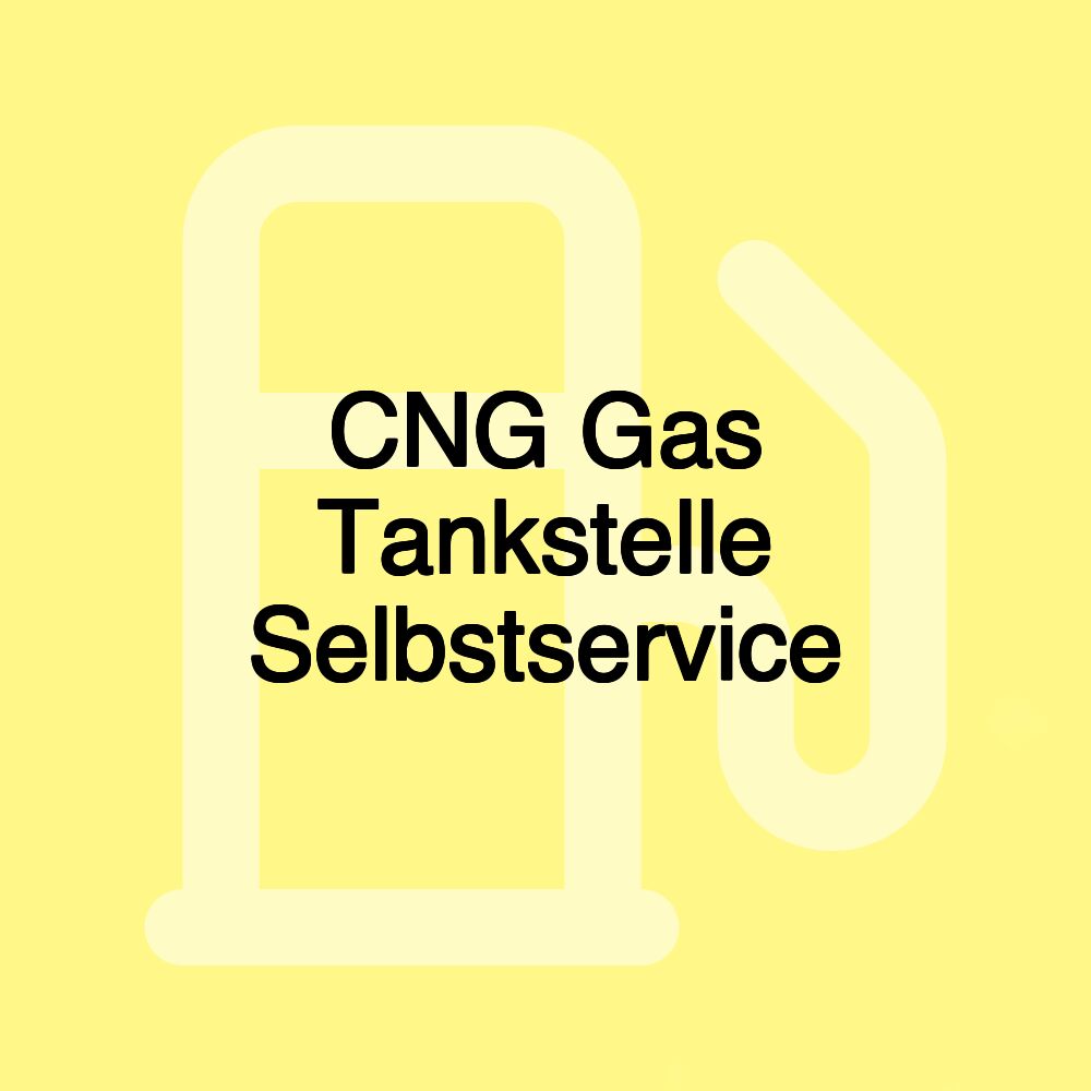 CNG Gas Tankstelle Selbstservice