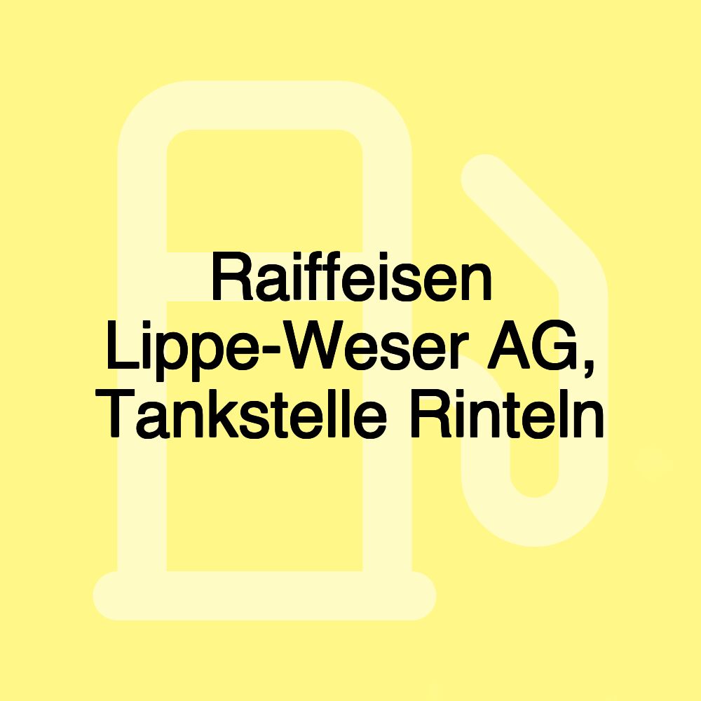 Raiffeisen Lippe-Weser AG, Tankstelle Rinteln