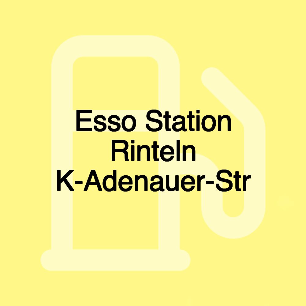 Esso Station Rinteln K-Adenauer-Str