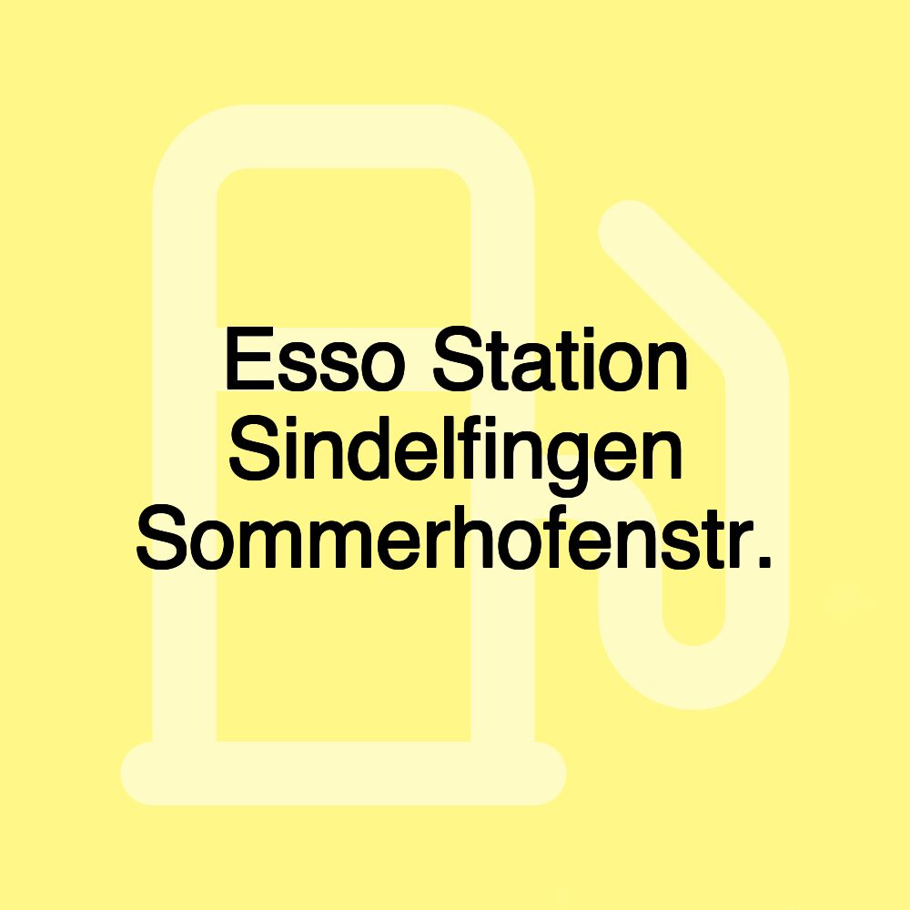 Esso Station Sindelfingen Sommerhofenstr.