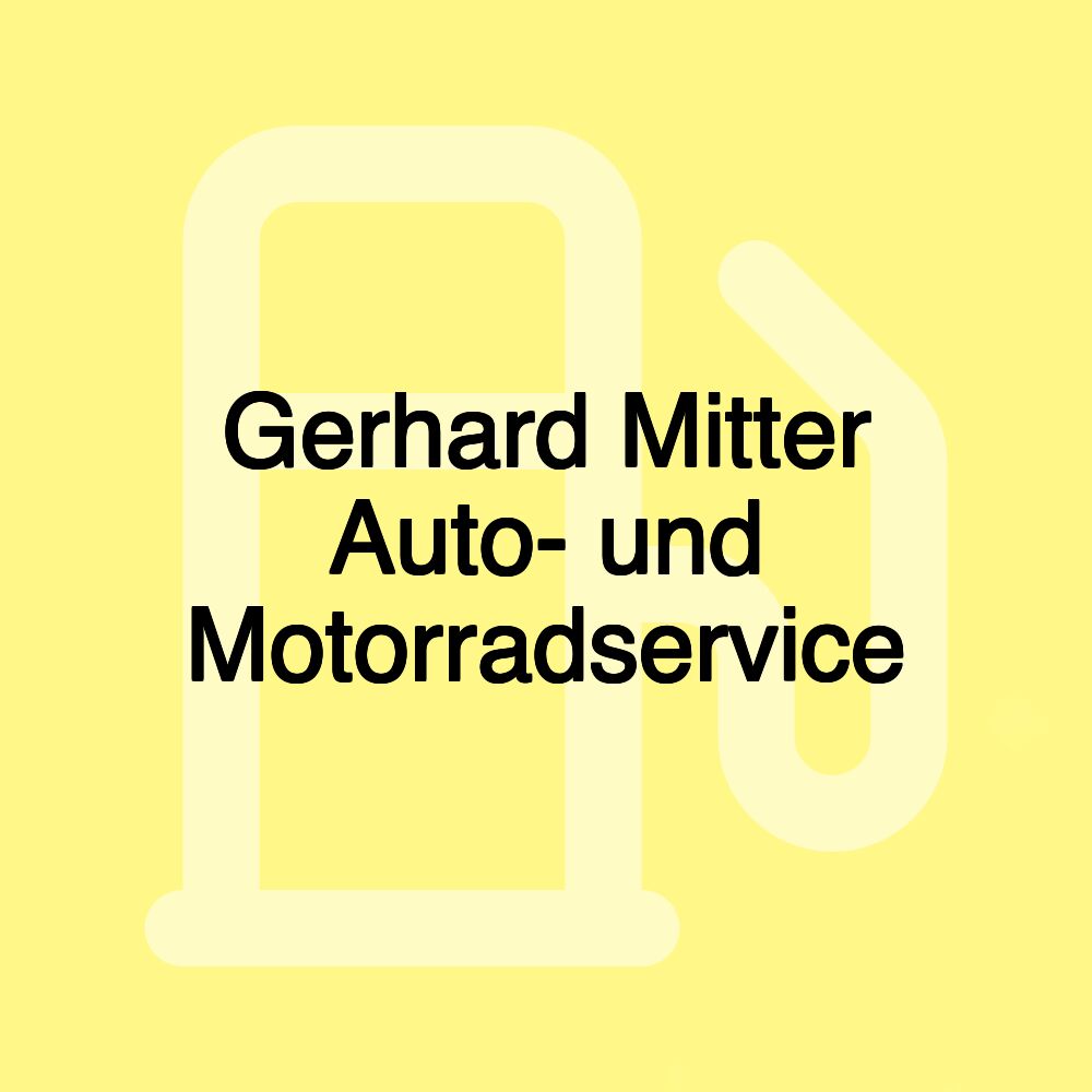 Gerhard Mitter Auto- und Motorradservice