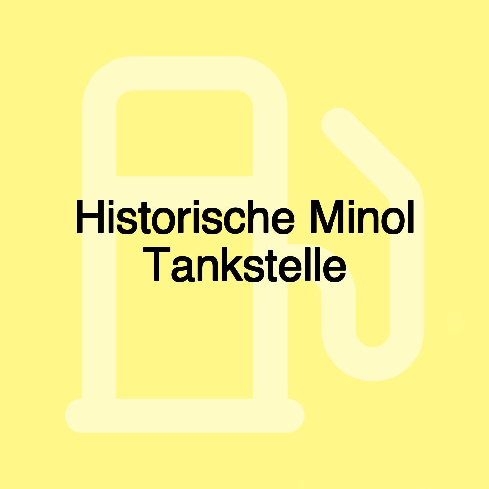 Historische Minol Tankstelle