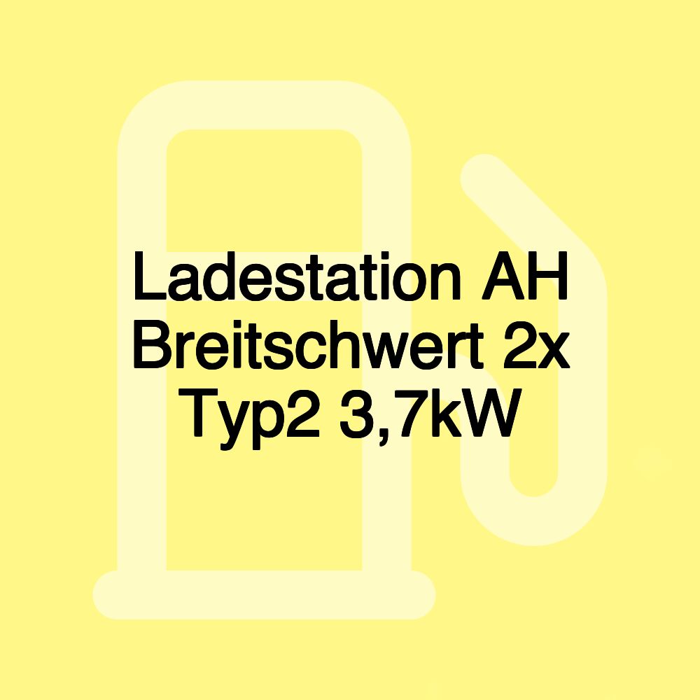 Ladestation AH Breitschwert 2x Typ2 3,7kW