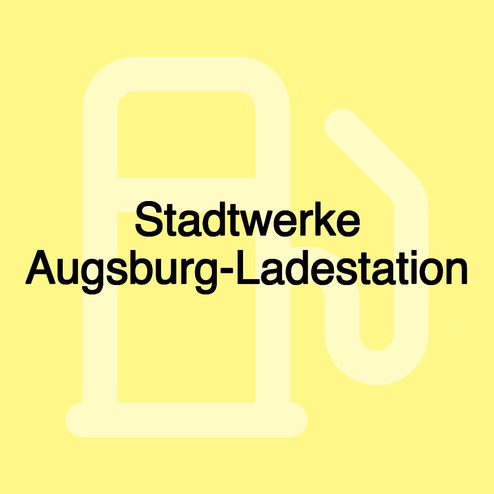 Stadtwerke Augsburg-Ladestation