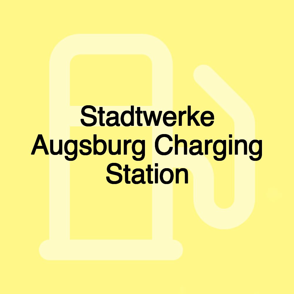 Stadtwerke Augsburg Charging Station