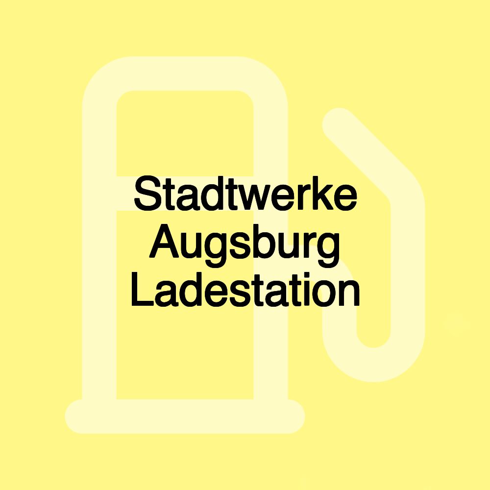 Stadtwerke Augsburg Ladestation