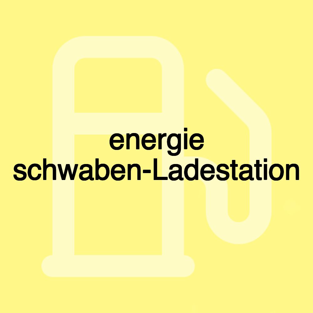 energie schwaben-Ladestation