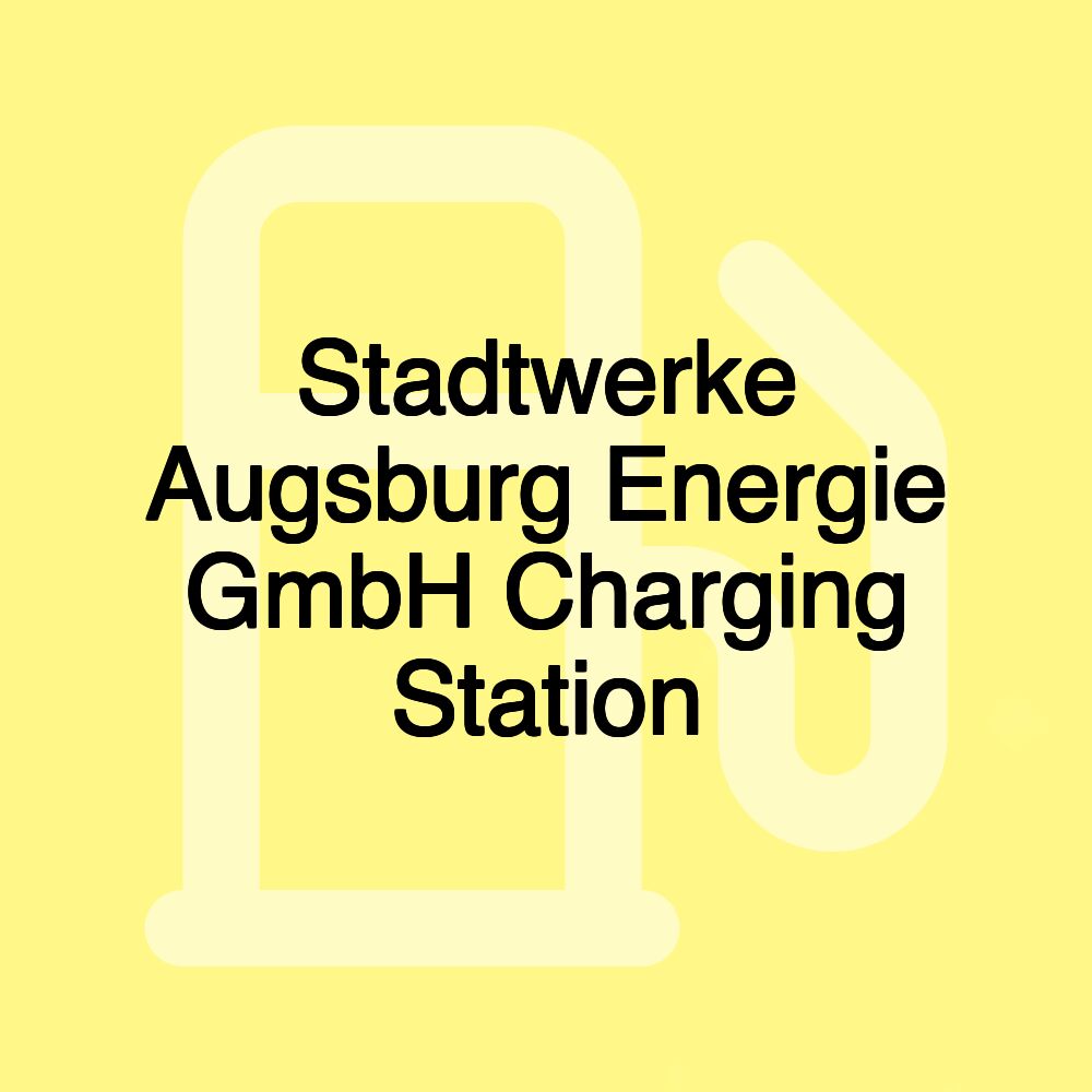 Stadtwerke Augsburg Energie GmbH Charging Station