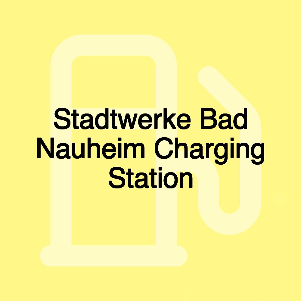 Stadtwerke Bad Nauheim Charging Station