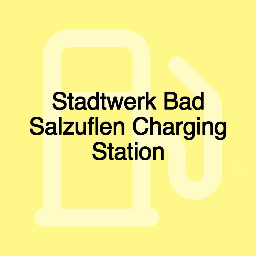 Stadtwerk Bad Salzuflen Charging Station