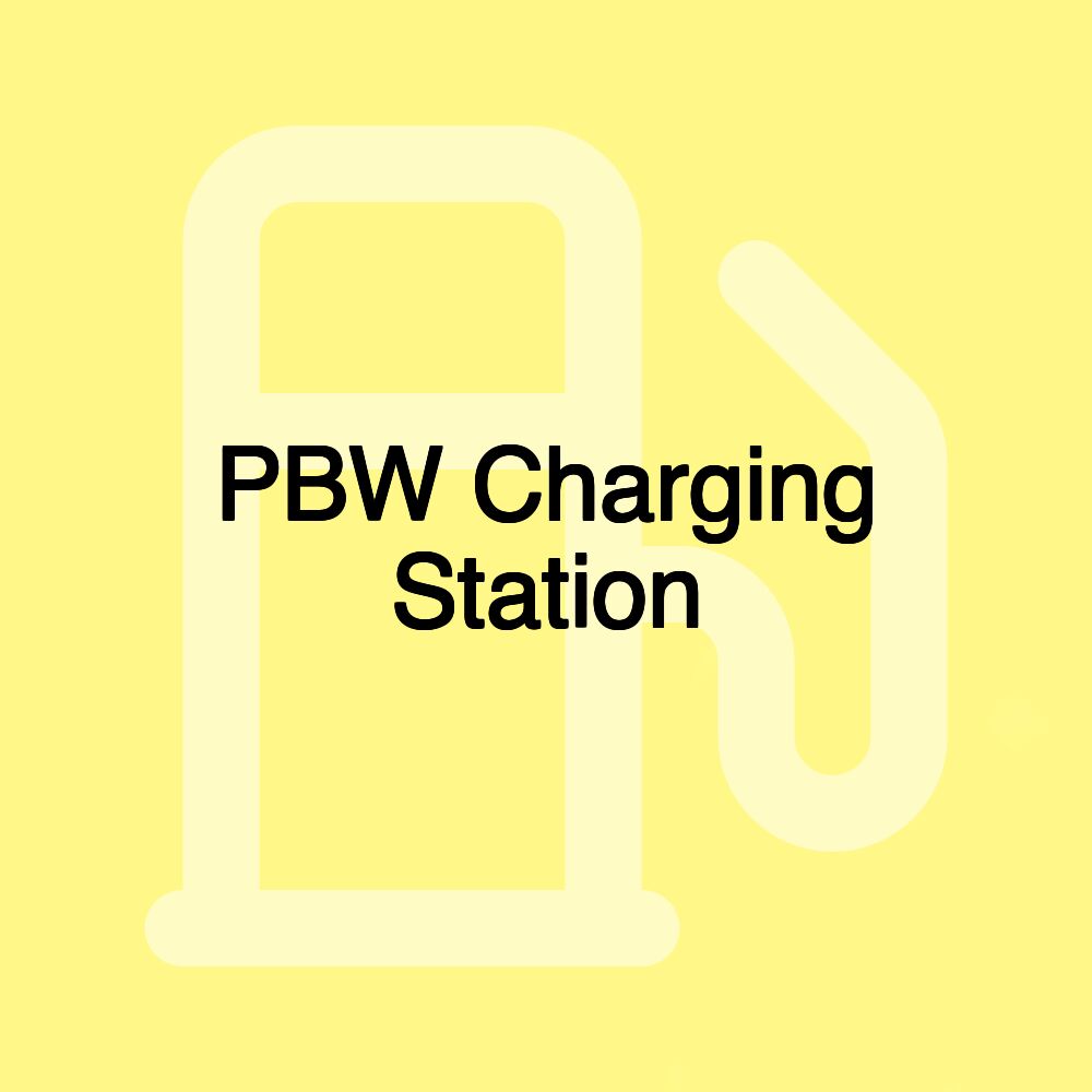 PBW Charging Station