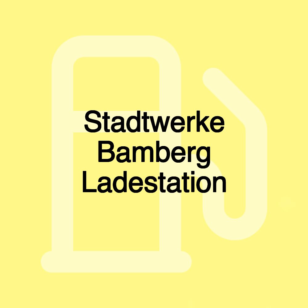 Stadtwerke Bamberg Ladestation