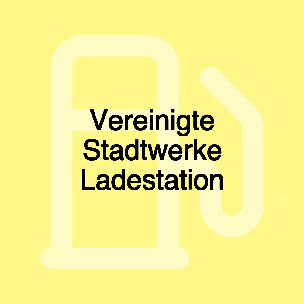 Vereinigte Stadtwerke Ladestation