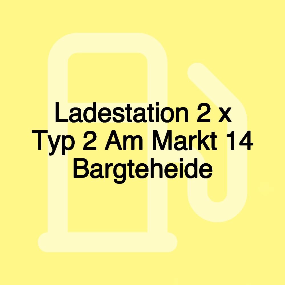 Ladestation 2 x Typ 2 Am Markt 14 Bargteheide