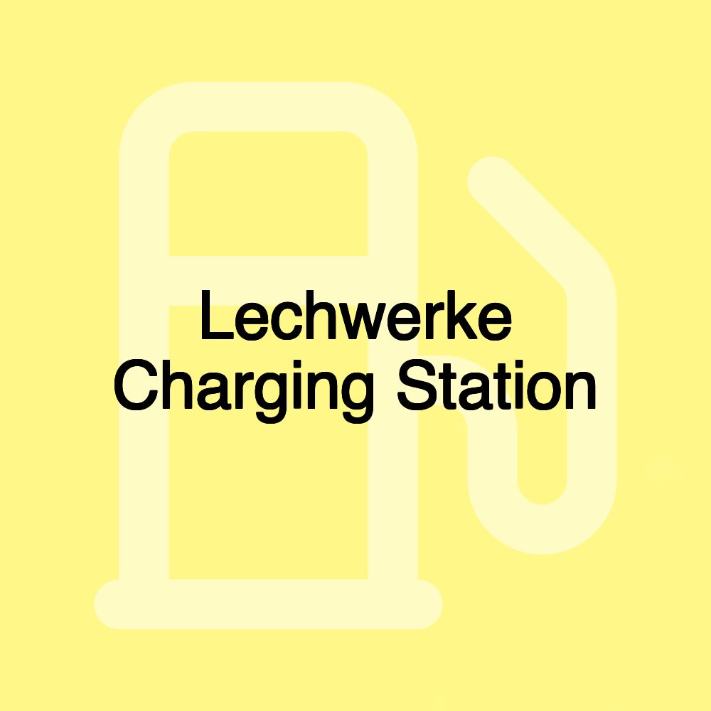 Lechwerke Charging Station