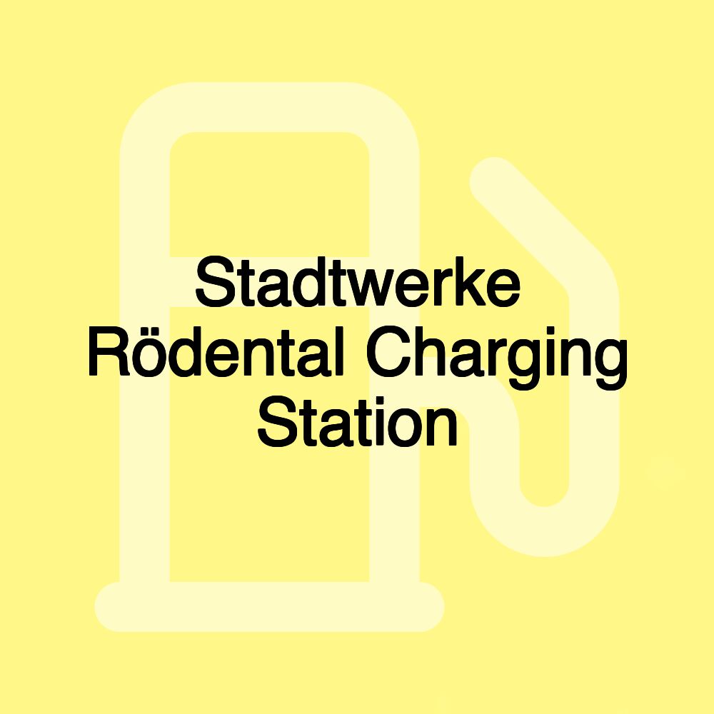 Stadtwerke Rödental Charging Station