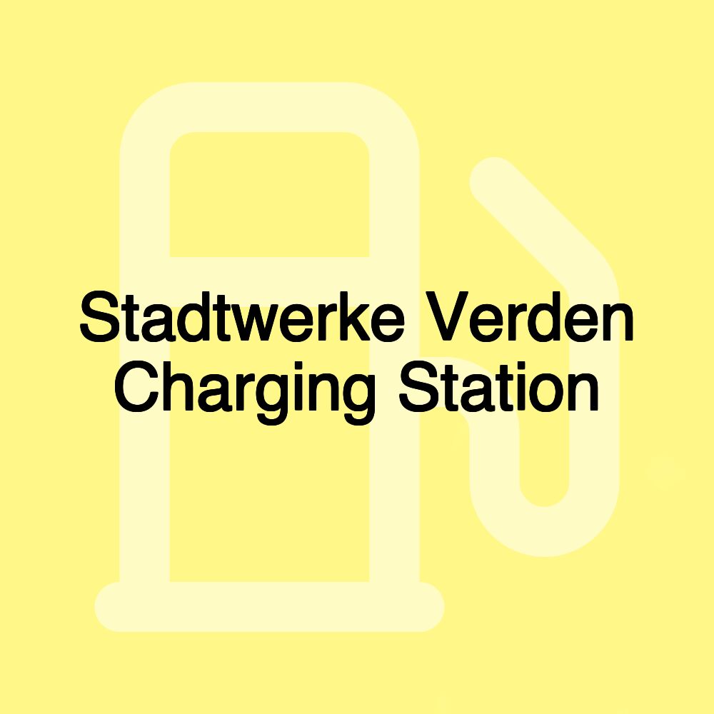 Stadtwerke Verden Charging Station