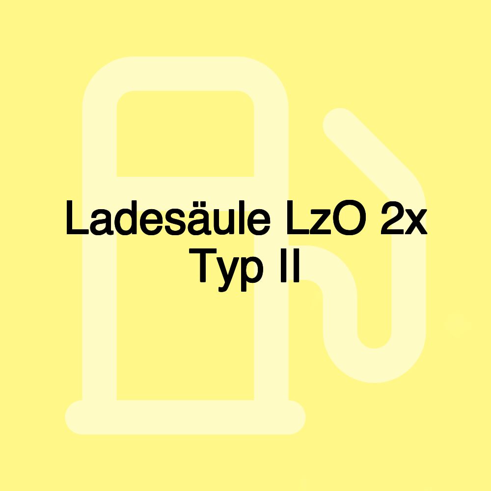 Ladesäule LzO 2x Typ II