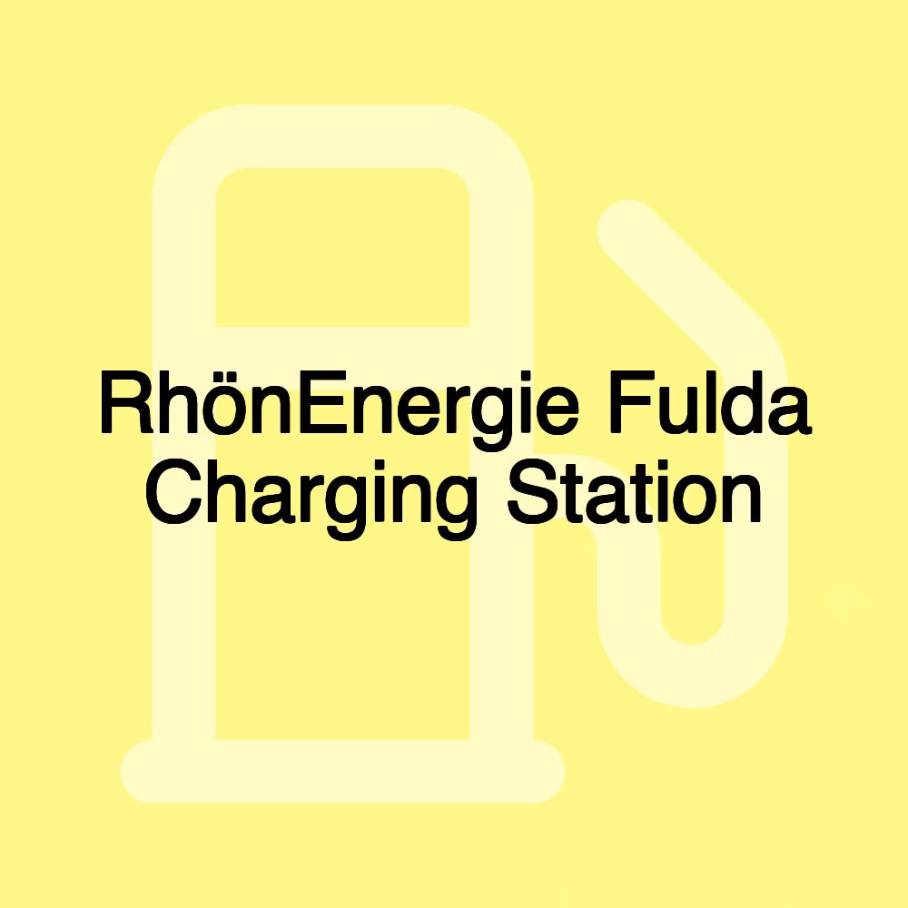 RhönEnergie Fulda Charging Station