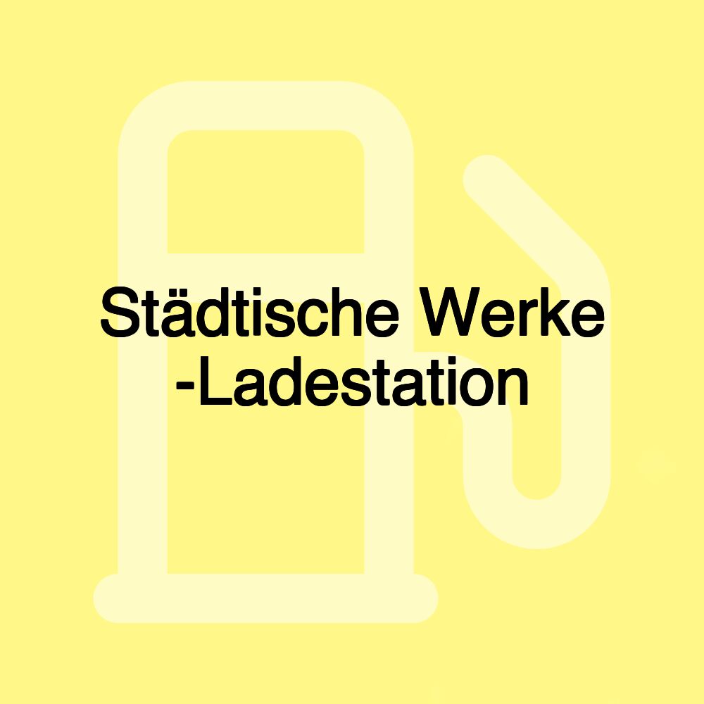 Städtische Werke -Ladestation