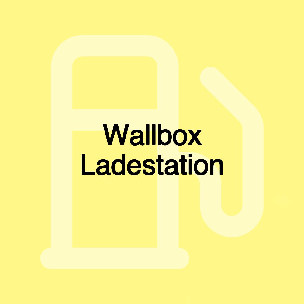 Wallbox Ladestation